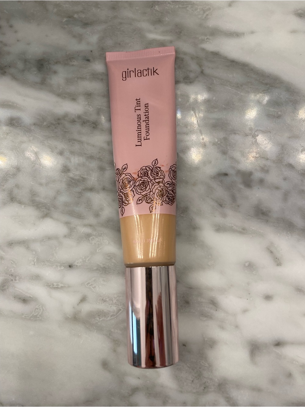 Girlactik 2 in 1 Luminous Tint Foundation in F2 Light used once